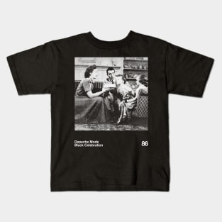 Black Celebration || Vintage Pantone Kids T-Shirt